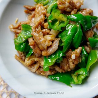 pork and pepper stir fry|chinasichuanfood.com