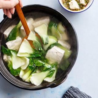 tofu soup with bok choy|chinasichuanfood.com