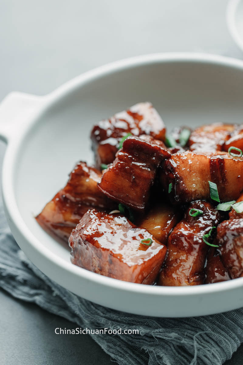 Red Braised Pork Belly|chinasichuanfood.com